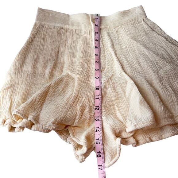 Savannah Morrow The Label Verita Short in Cream Raw Silk New FLAWS S - Picture 7 of 12